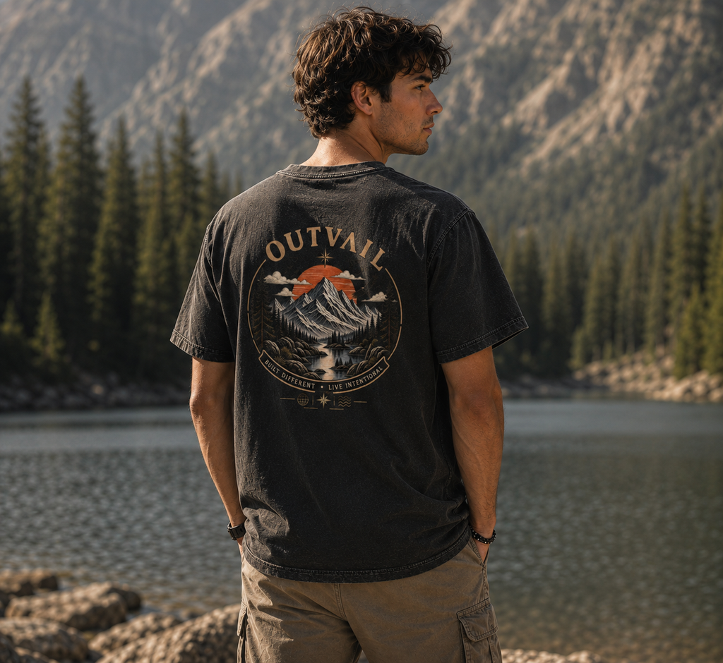 OUTVAIL Built Different Adventure Tee