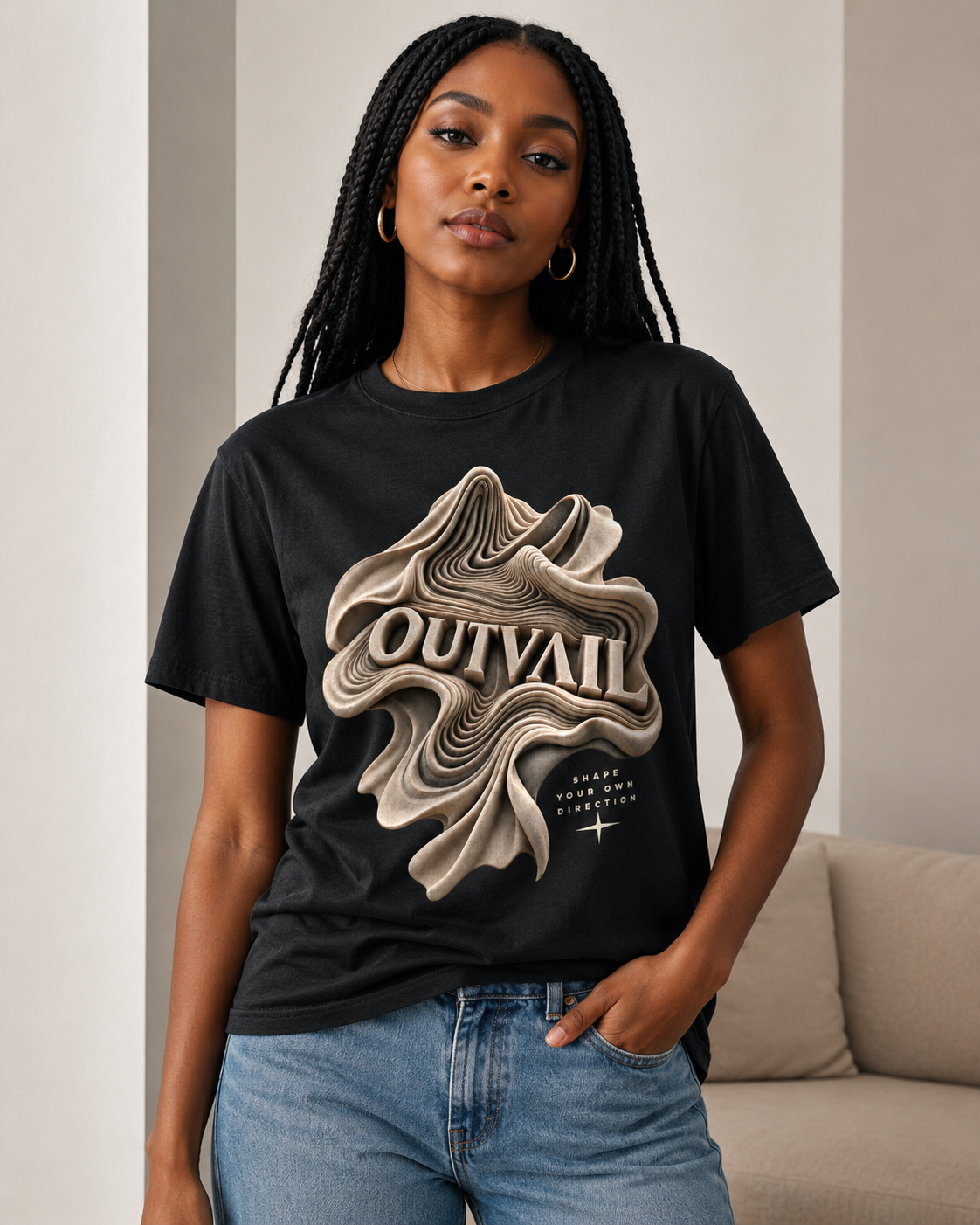 OUTVAIL Formflow Tee