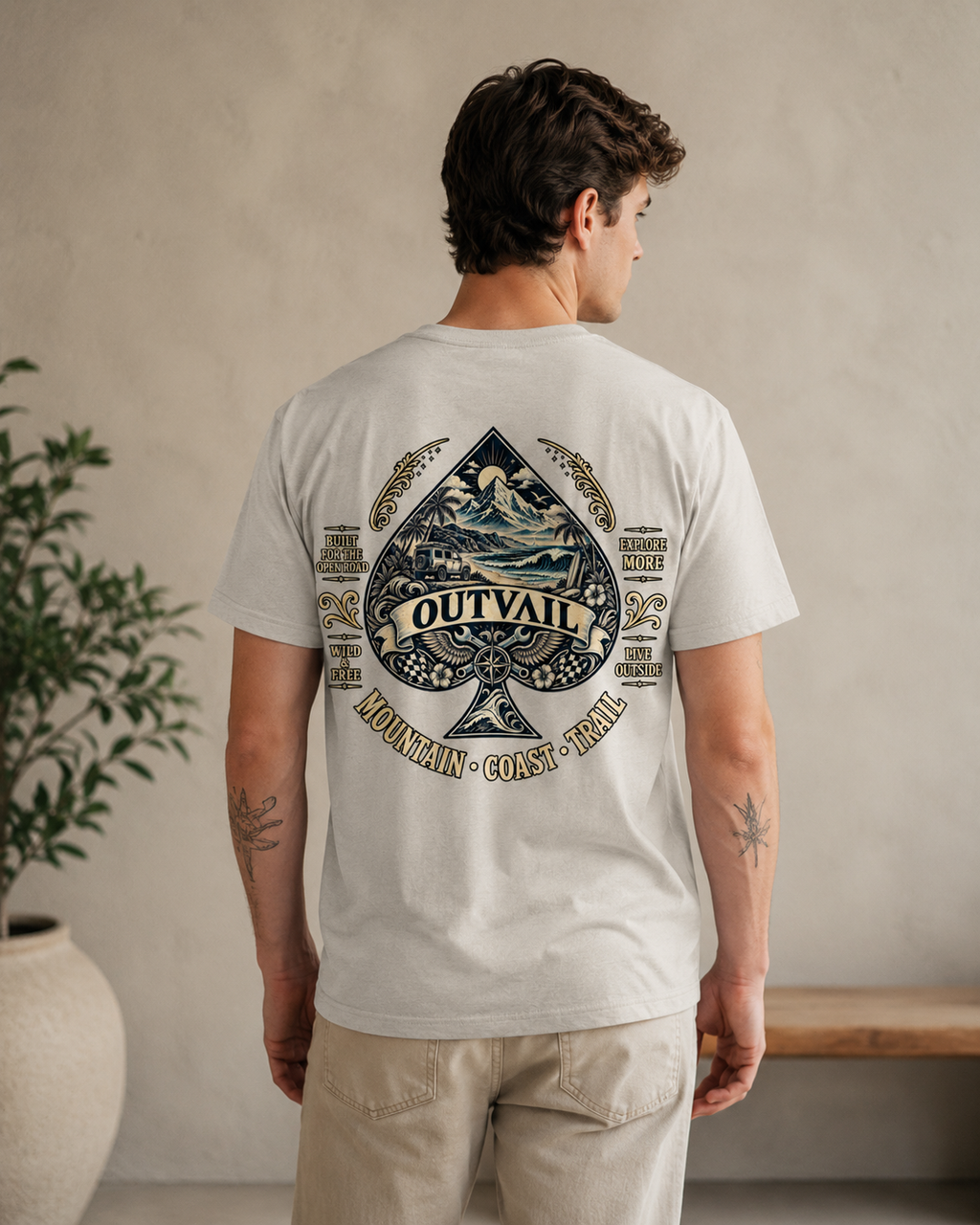 OUTVAIL Wild Coast Spade Tee