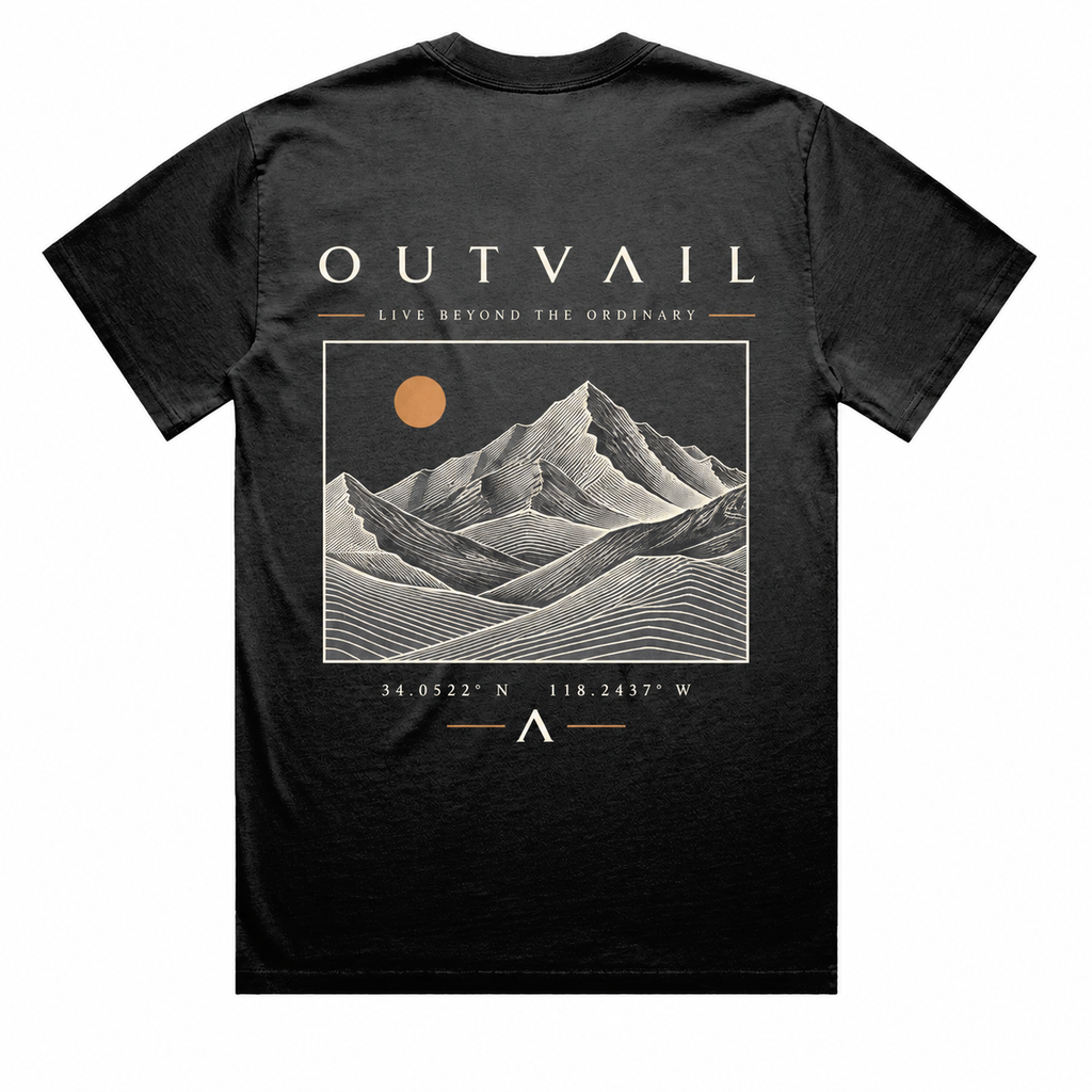 OUTVAIL Alpine Reserve Tee – Black