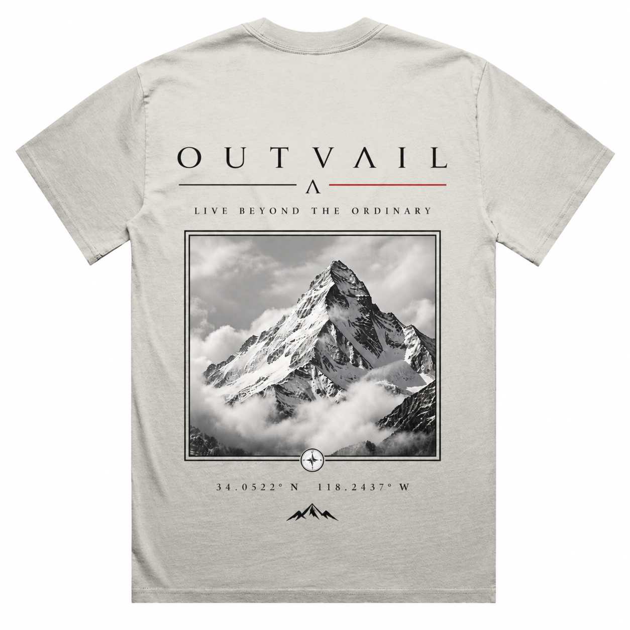 OUTVAIL Alpine Reserve Tee – Faded Bone