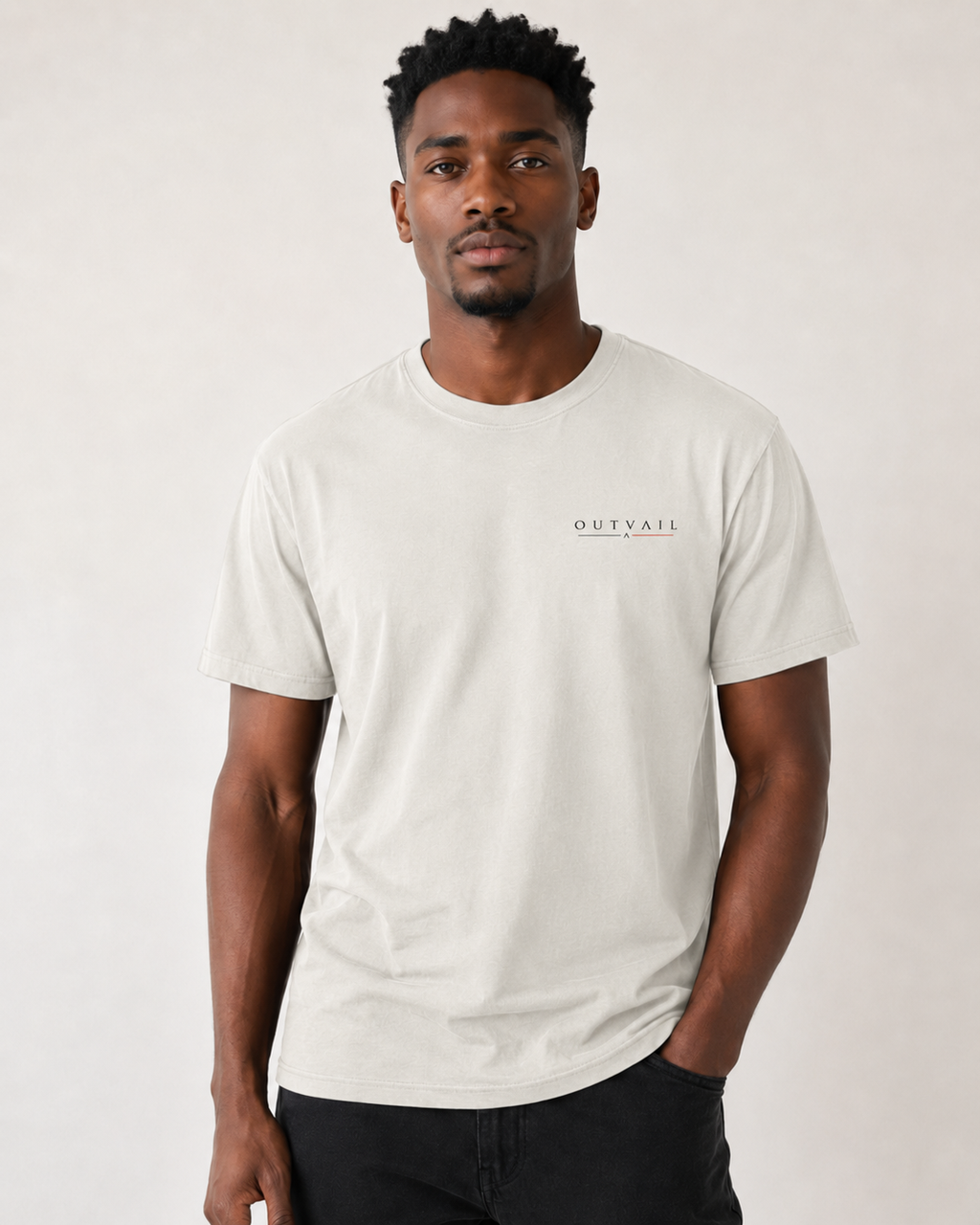 OUTVAIL Alpine Reserve Tee – Faded Bone
