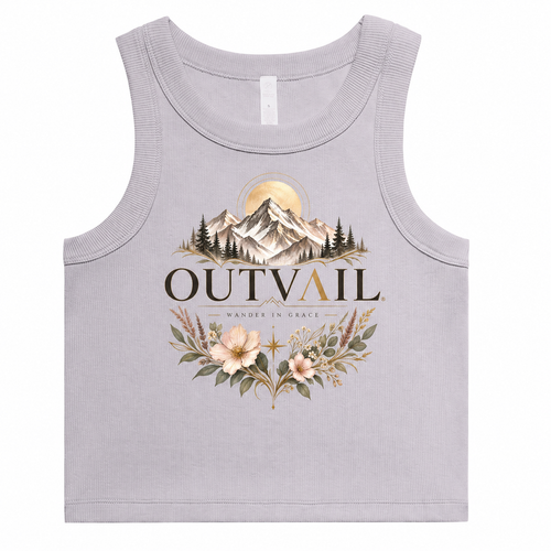 OUTVAIL Alpine Bloom Organic Rib Tank