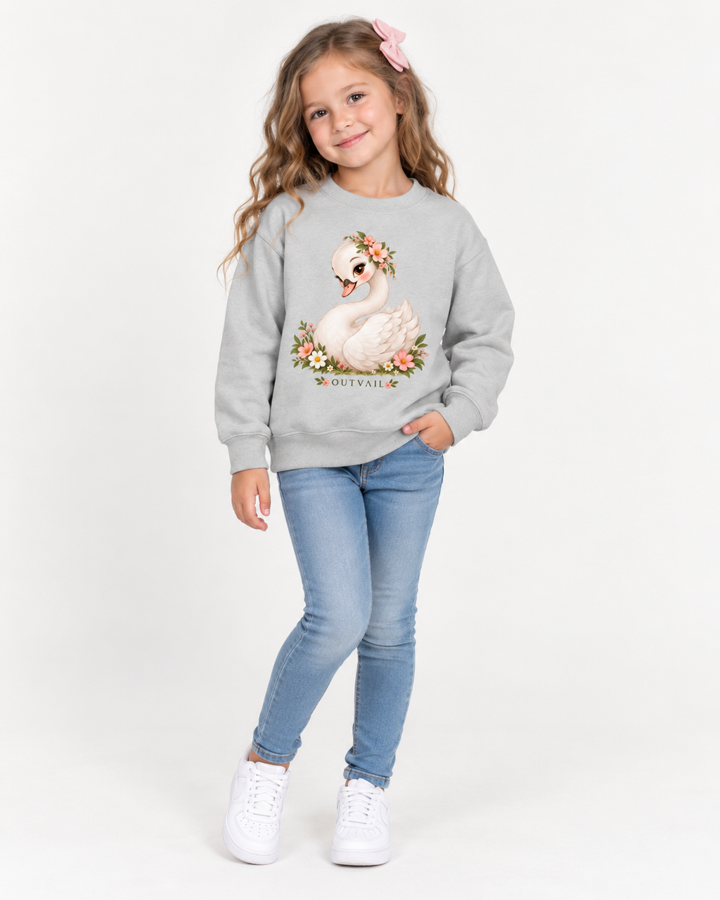 OUTVAIL Wild & Whimsy Kids Sweatshirt