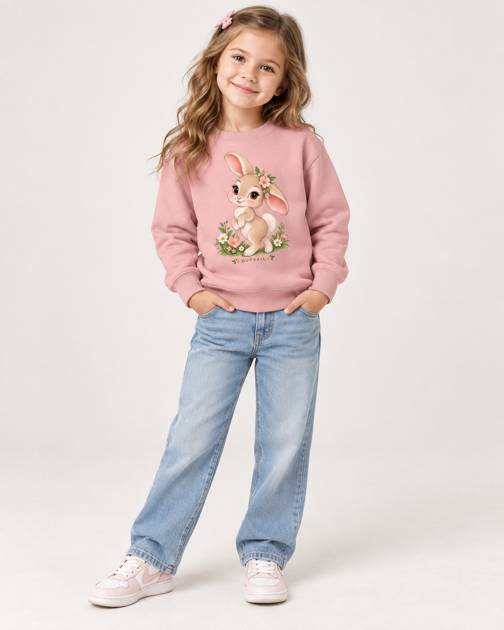 OUTVAIL Wild & Whimsy Kids Sweatshirt