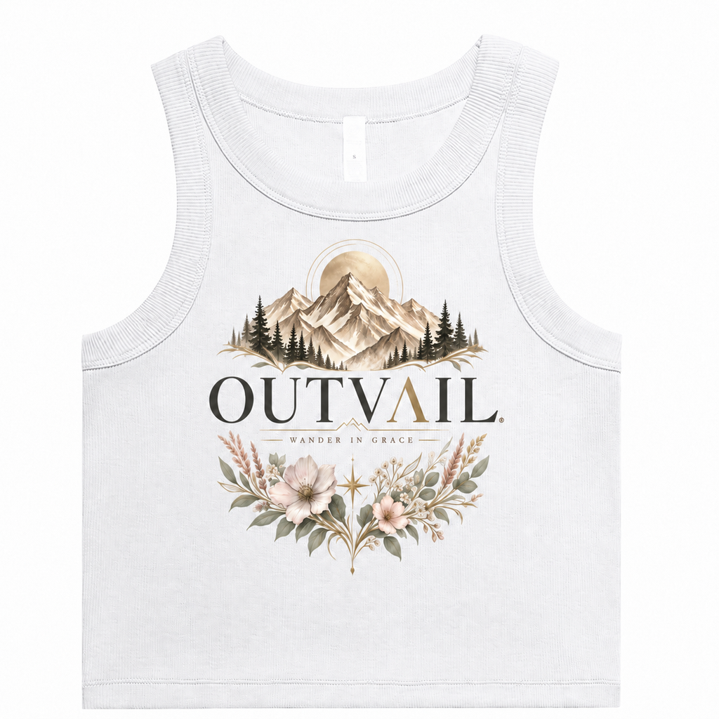 OUTVAIL Alpine Bloom Organic Rib Tank