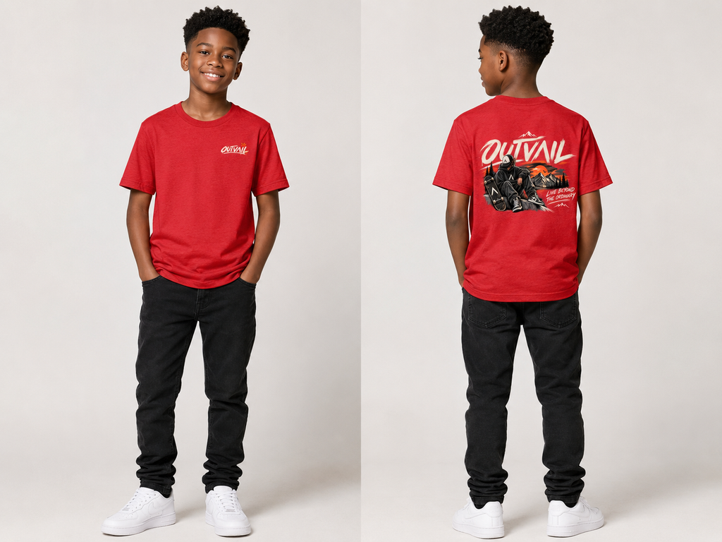 OUTVAIL Little Explorers - Skate Tee