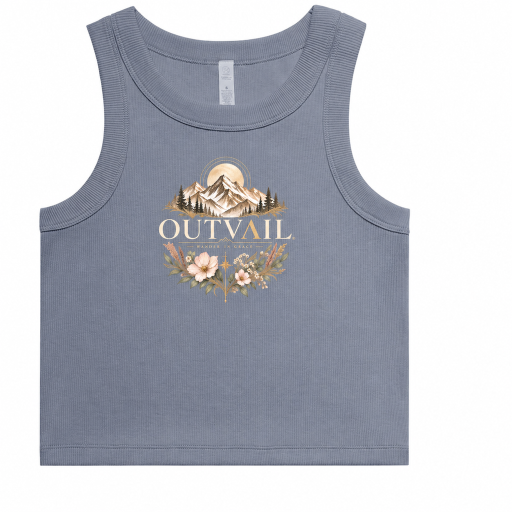 OUTVAIL Alpine Bloom Organic Rib Tank