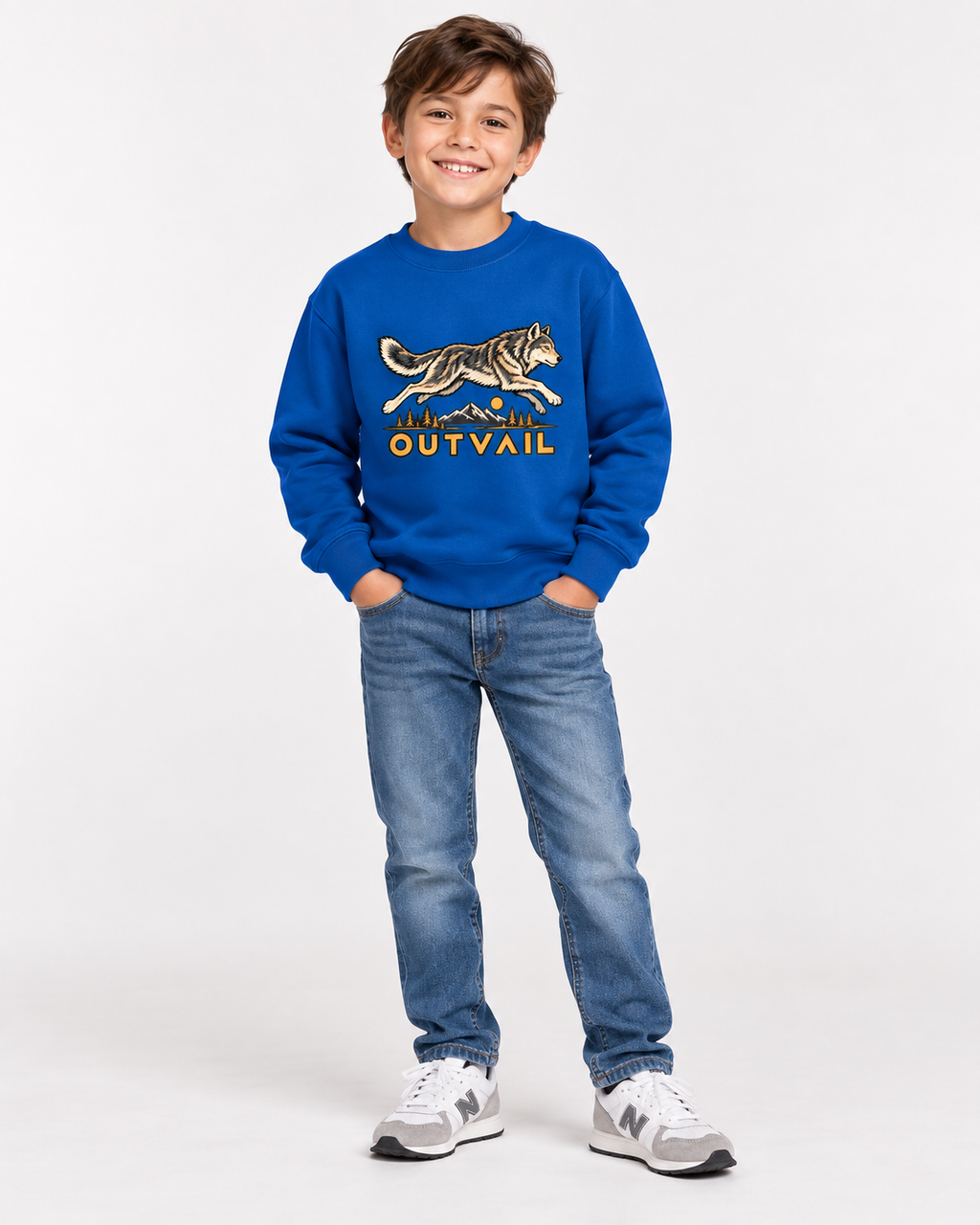 OUTVAIL Wild & Whimsy Kids Sweatshirt