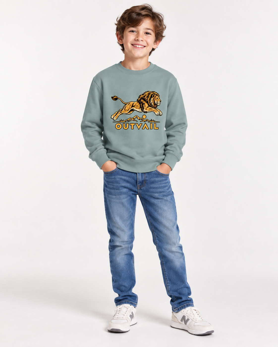 OUTVAIL Wild & Whimsy Kids Sweatshirt