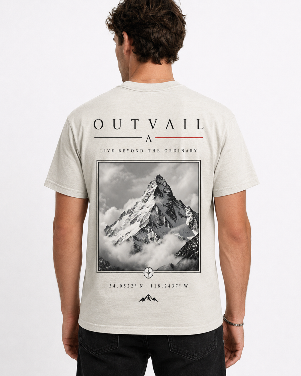 OUTVAIL Alpine Reserve Tee – Faded Bone