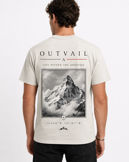 OUTVAIL Alpine Reserve Tee – Faded Bone