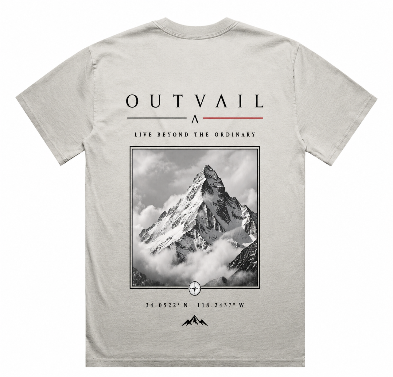 OUTVAIL Alpine Reserve Tee – Faded Bone