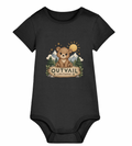 OUTVAIL Little Explorer Organic Baby Bodysuit – Black