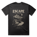 OUTVAIL Escape the Ordinary Washed Graphic Tee