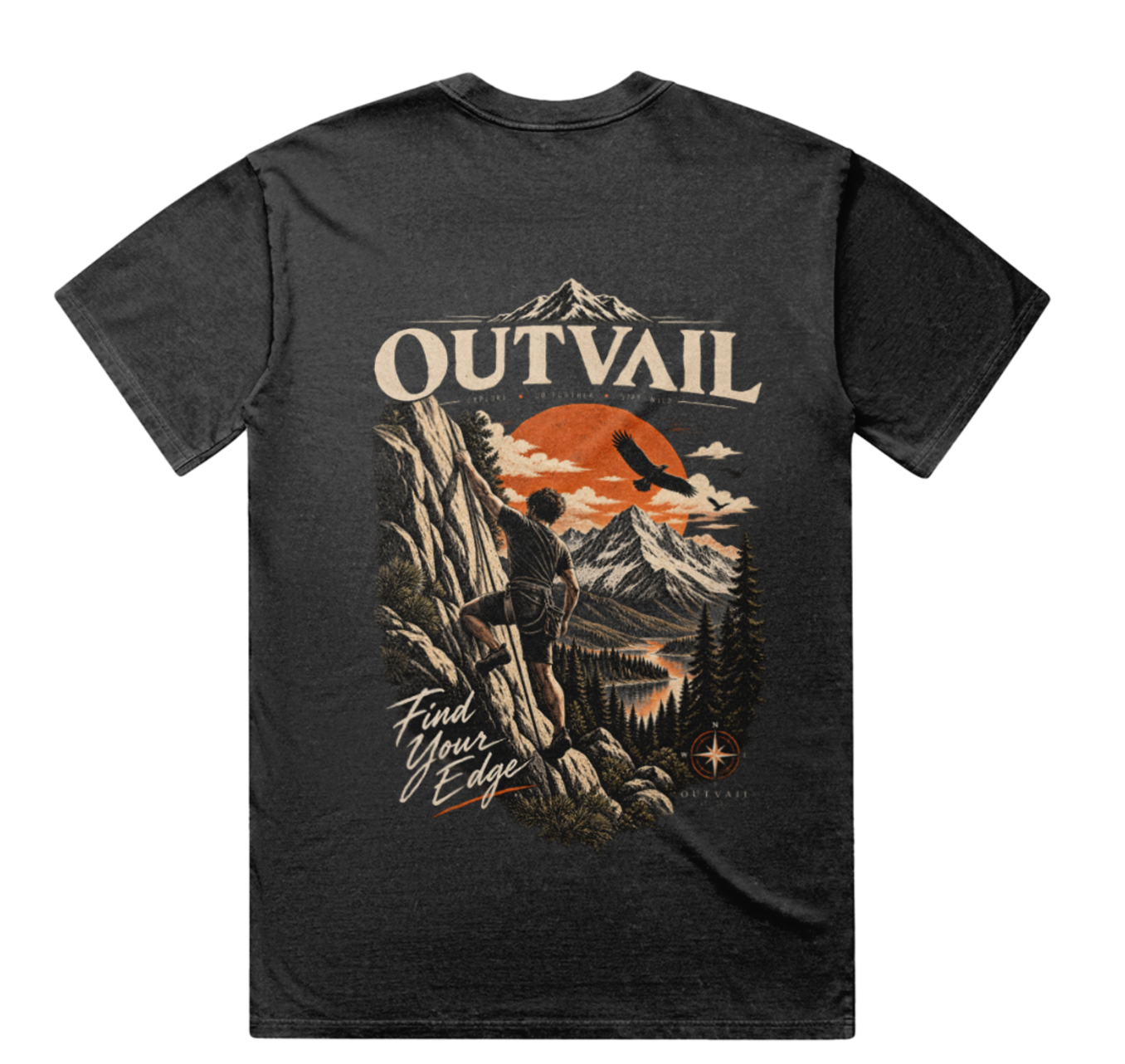 OUTVAIL Find Your Edge Climber Tee