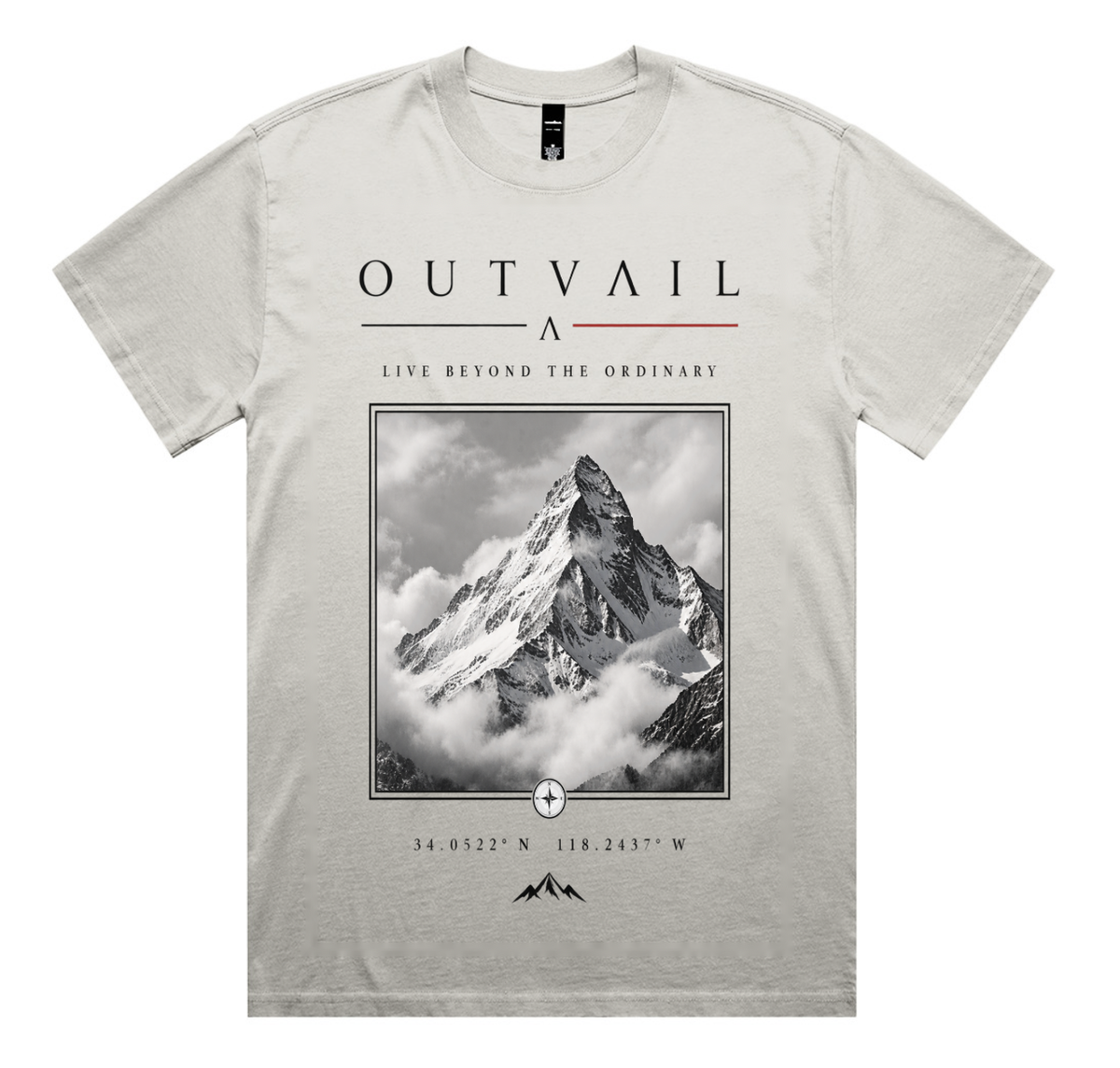 OUTVAIL Alpine Reserve Tee – Faded Bone