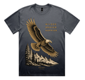 OUTVAIL Wilder Braver Happier Eagle Tee – Faded Indigo